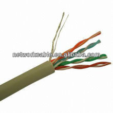 Cabo de rede / cabo de LAN UTP CAT5e 24AWG passar Fluke teste fazer na China